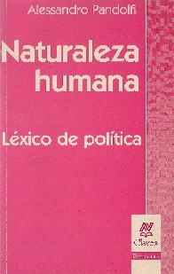 Naturaleza humana lexico de politica