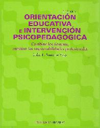 Orientacion educativa e intervencion psicopedagogica