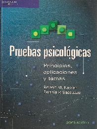 Pruebas psicologicas, principios, aplicaciones y temas