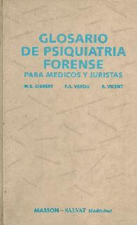 Glosario de psiquiatria forense para medicos y juristas