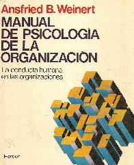 Manual de psicologia de la organizacion