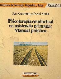 Psicoterapia conductual en asistencia primaria : manual practico