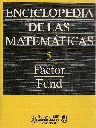 Enciclopedia de las matematicas; T.5
