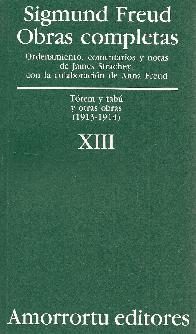 Sigmund Freud Obras completas Vol XIII Traduccin Jos Echeverra