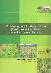 Manejo agronmico de la Estevia (stevia rebaudiana Bert.) en el Piedemonte Llanero