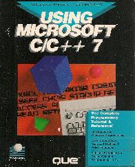 Using Microsoft C/C++7