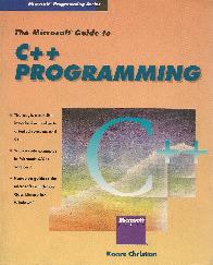The Microsoft C++ Programing