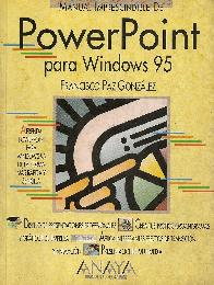 Manual imprescindible PowerPoint para Windows 95