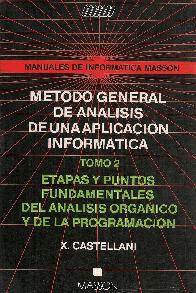 Metodo general de analisis de una aplicacion informatica (Tomo 2)