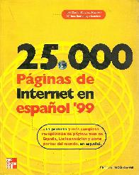 25000 Paginas de Internet en espaol 99