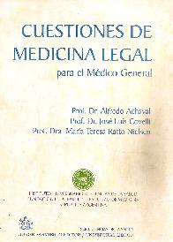 Cuestiones de Medicina Legal para el Mdico General