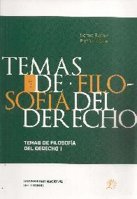 Temas de Filosofa del Derecho I