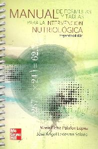 Manual de Frmulas y Tablas para la Intervencin Nutriolgica