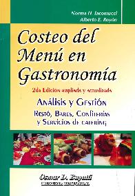 Costeo del Men en Gastronoma