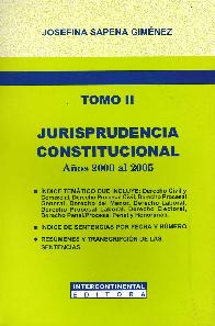 Jurisprudencia Constitucional 2 Tomos