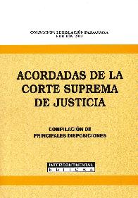 Acordadas de la Corte suprema de Justicia