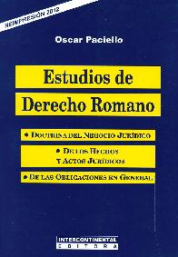 Estudios de Derecho Romano
