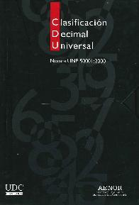 CDU Clasificacion Decimal Universal 3 Ts Norma UNE 5000 I :Tablas Sistematicas(0/5) (6/9) Indice Al