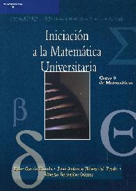 Iniciacin a la Matemtica Universitaria