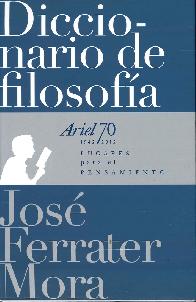 Diccionario de Filosofa 4 Tomos
