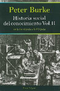 Historia Social del Conocimiento Vol II