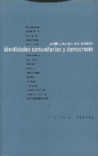 Identidades Comunitarias y Democracia