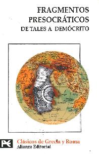 Fragmentos Presocrticos De Tales a Demcrito