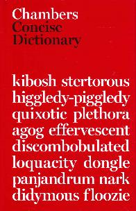 Chambers Concise Dictionary