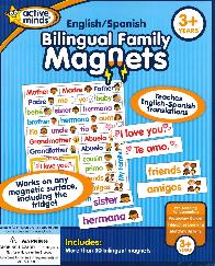 Bilingual Family Magnets English / Spanish