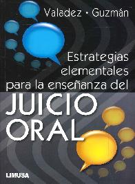 Estrategias Elementales para la Enseanza del Juicio Oral