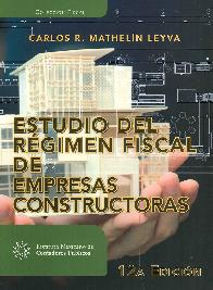 Estudio del Rgimen Fiscal de Empresas Constructoras