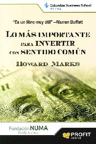 Lo ms importante para invertir con sentido comn