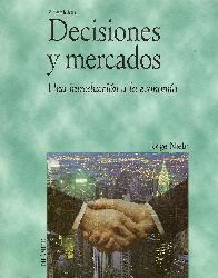 Decisiones de Mercado una introduccion a la economia