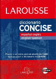 Larousse Diccionario Concise Espaol Ingls English Spanish