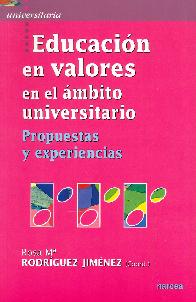 Educacin en valores en el mbito uriversitario