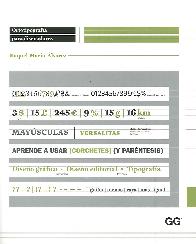 Ortotipografa para diseadores