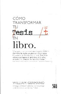 Cmo transformar tu tesis en libro