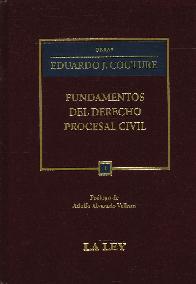 Obras de Eduardo Couture - Fundamentos y Estudios de Derecho Procesal Civil - 5 tomos