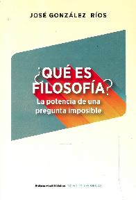  Qu es la filosofa ?