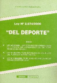 Ley del Deporte Ley 2874/06