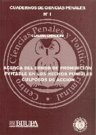 Cuadernos de Ciencias Penales N1