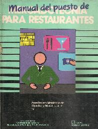 Manual del puesto de mercadotecnia para restaurantes