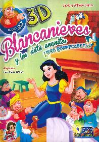 Blancanieves y los siete enanitos con rompecabezas y anteojos de 3D