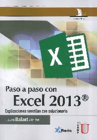 Paso a paso con Excel 2013
