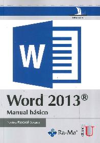 Word 2013 Manual básico