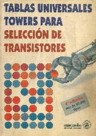 Tablas universales Towers para seleccion de transitores