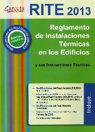 RITE 2013 Reglamento de Instalaciones Trmicas en los Edificios y sus Instrucciones Tcnicas