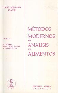 Mtodos modernos de anlisis de alimentos Tomo III