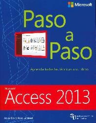 Microsoft Access 2013 Paso a Paso