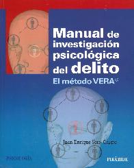 Manual de Investigacin Psicolgica del Delito El mtodo VERA